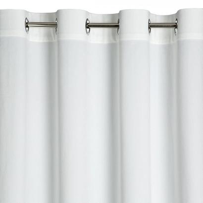 Zasłona gotowa na przelotkach ROSA 140x250 Design91 biała