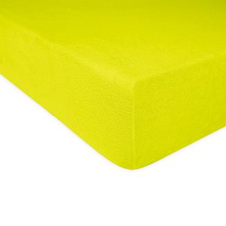 Prześcieradło frotte z gumką 160x200 Darymex limonkowy