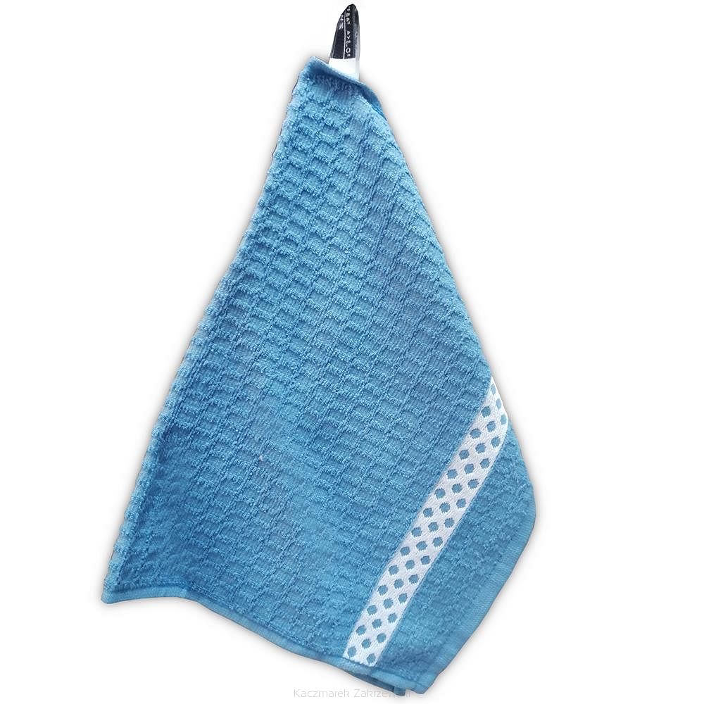 Ręcznik kuchenny 30x50 Zwoltex wzór Kropki niebieski