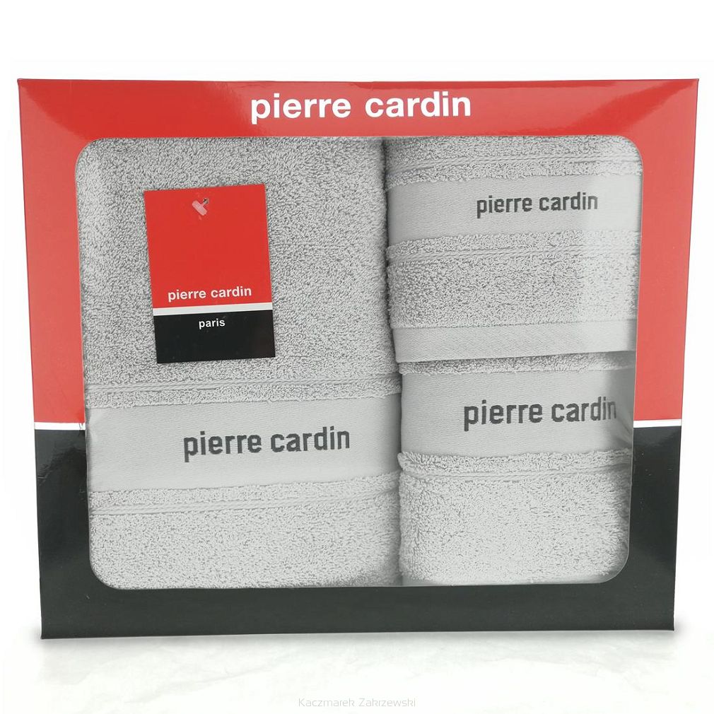 Komplet ręczników 3 szt. NEL Pierre Cardin srebrny
