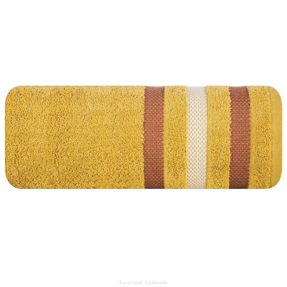 Ręcznik bawełniany GRACJA 50x90 Eurofirany musztardowy