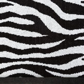 Ręcznik bawełniany ZEBRA 50x90 Eurofirany biały/czarny