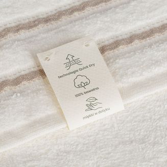 Ręcznik bawełniany JASPER 50x90 Eurofirany kremowy