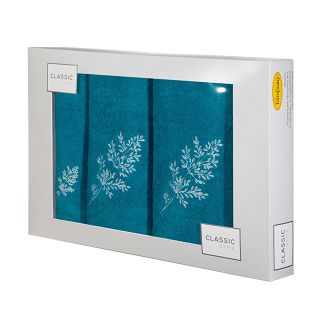 Komplet ręczników 3 cz. KAMIL 30x50 Eurofirany turkusowy