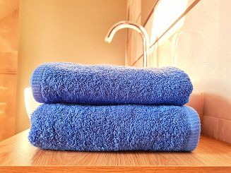 Ręcznik kąpielowy RIMINI 50x100 gładki niebieski