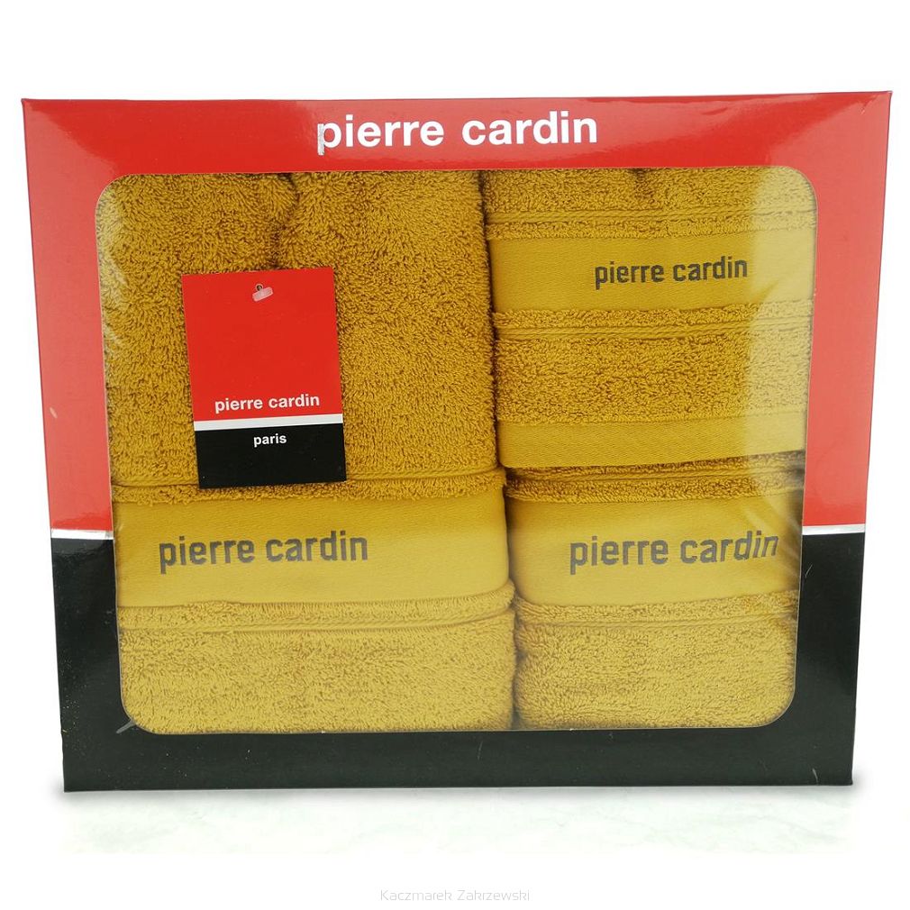 Komplet ręczników 3 szt. NEL Pierre Cardin musztardowy