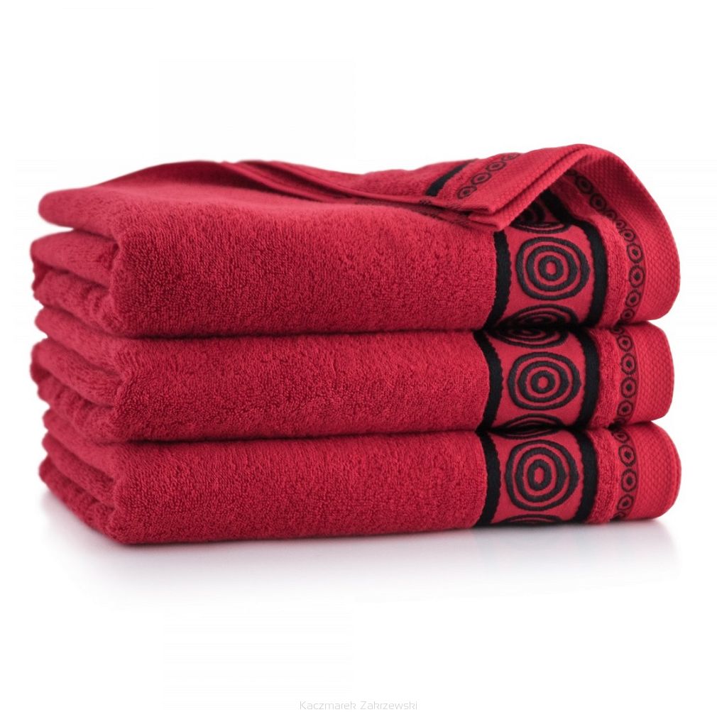 Ręcznik RONDO 2 70x140 Zwoltex czerwony