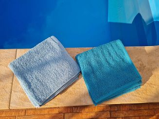 Ręcznik kąpielowy RIMINI 50x100 gładki turkusowy