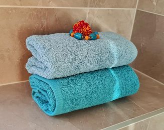 Ręcznik kąpielowy RIMINI 50x100 gładki turkusowy