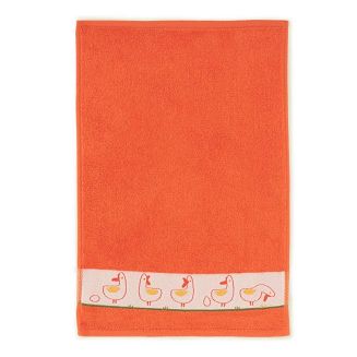 Ręcznik dla dzieci Kaczki 30x50 Zwoltex mandarynkowy