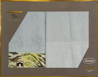 Komplet ręczników 2 cz. 50x90 Eva Minge  Eurofirany srebrny