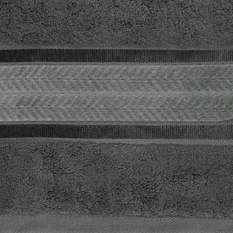 Ręcznik bambusowy MIRO 70x140 Eurofirany grafitowy