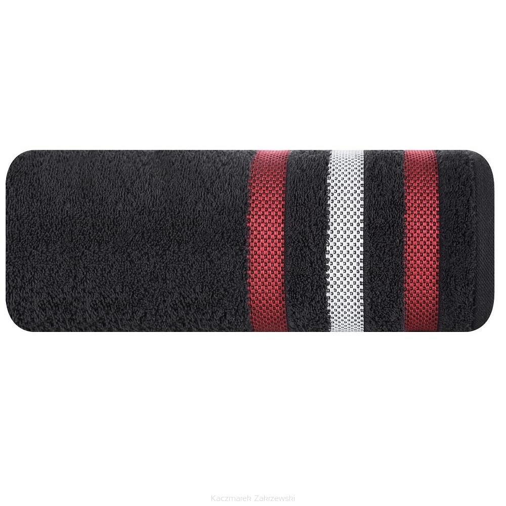 Ręcznik bawełniany GRACJA 30x50 Eurofirany czarny
