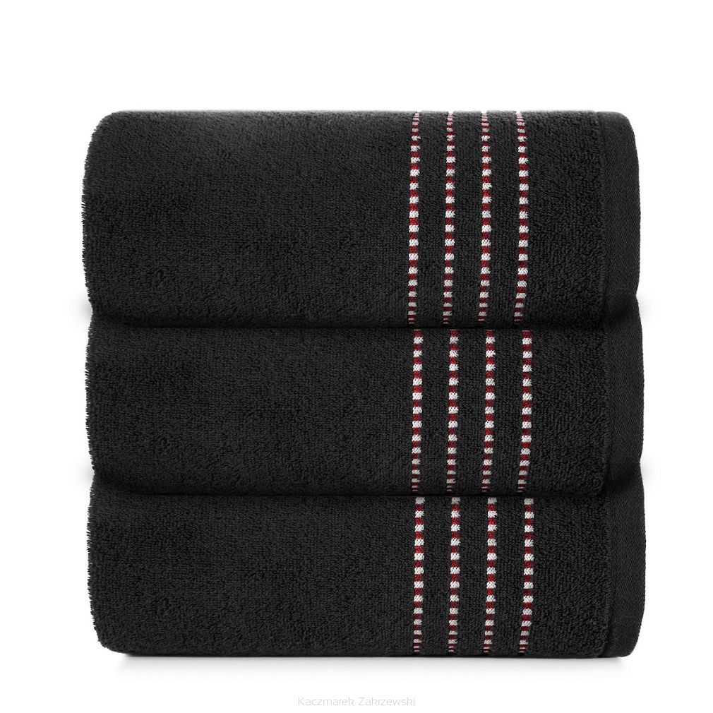 Ręcznik bawełniany FIORE 30x50 Eurofirany czarny