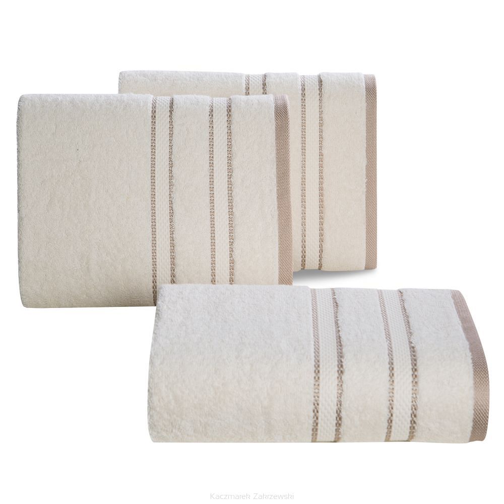 Ręcznik bawełniany KRISTI 100x150 Eurofirany kremowy