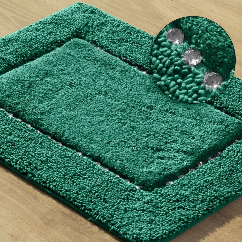 Zielony dywanik łazienkowy
