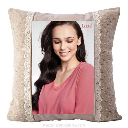 Bawełniana piżama z koronką