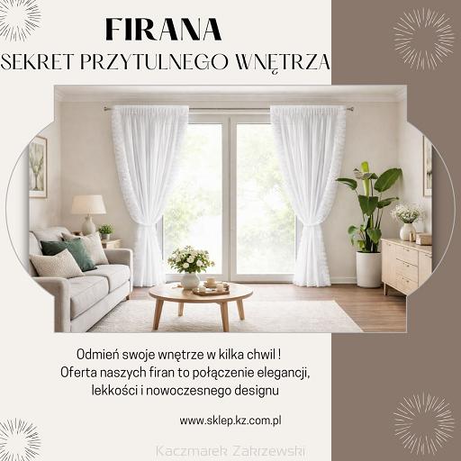 Firana – sekret przytulnego wnętrza